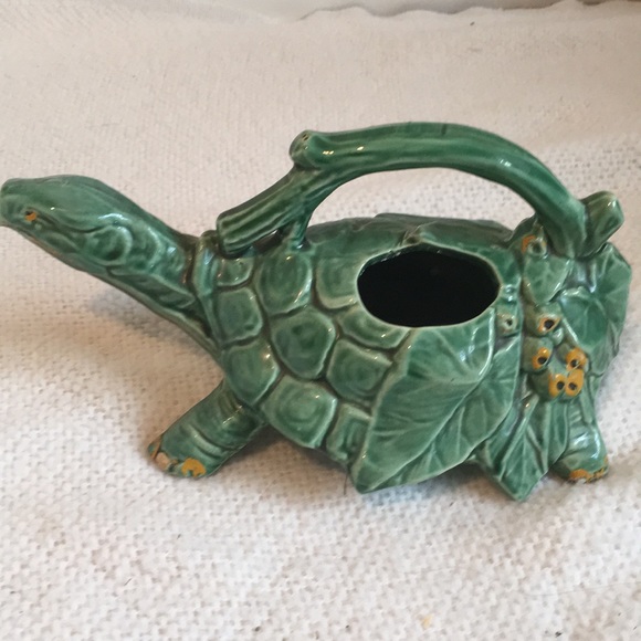 Mccoy Other - Vintage 1950s Very rare McCoy turtle watering pitcher
